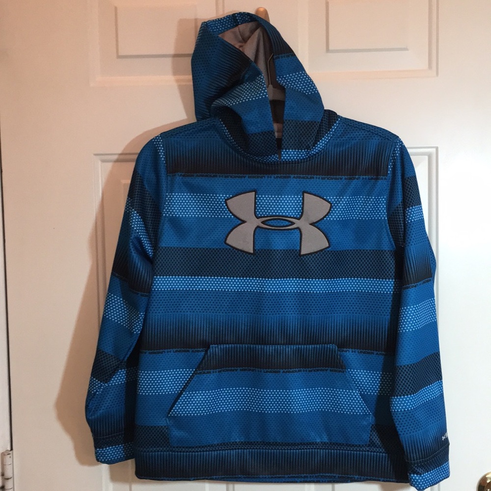 UA Storm Shield Boys Logo Hoodie
